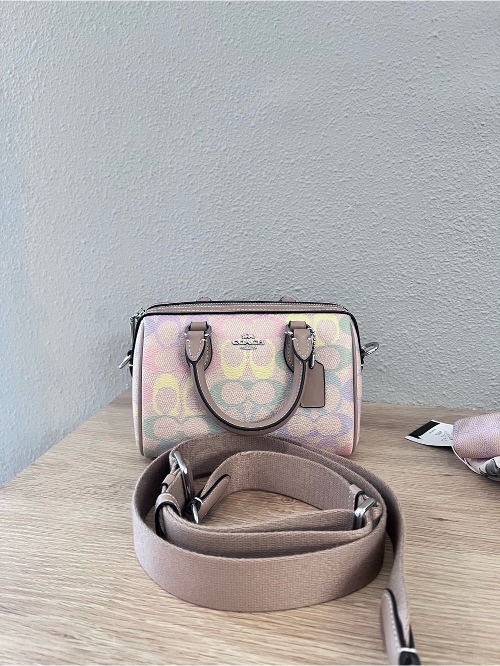 Coach Pastel Multicolor mini Rowan